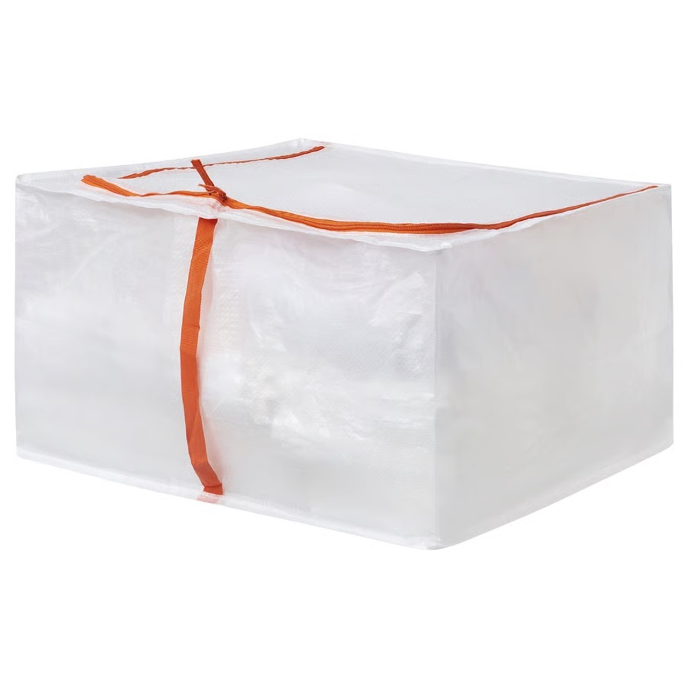 White and Orange Storage Case